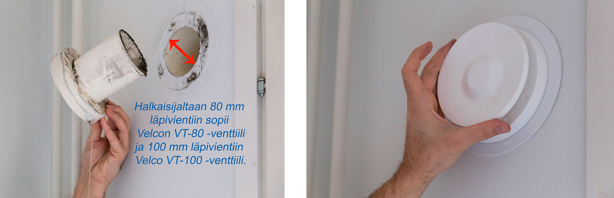 VT-100 Fresh venttilin tilalle