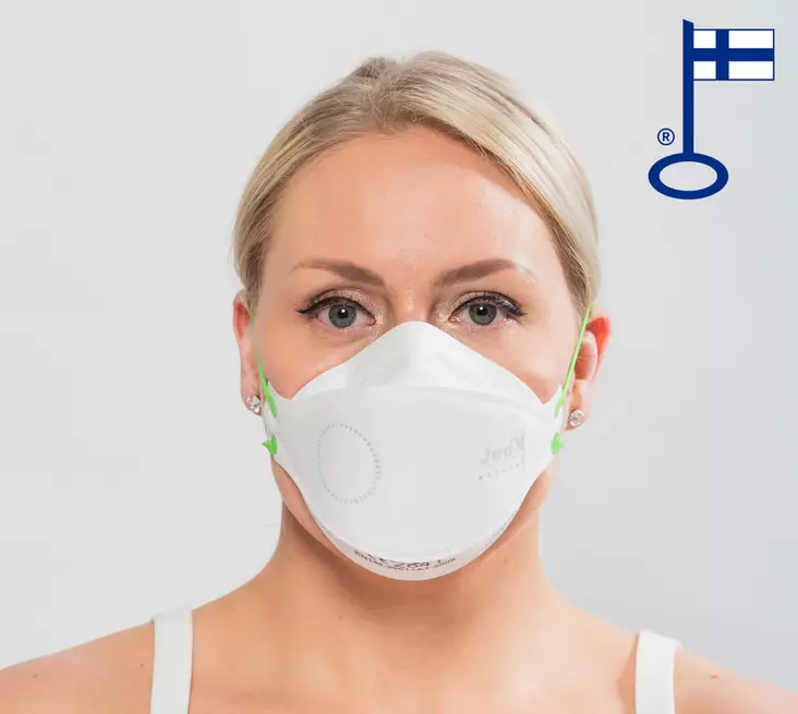 Suomalainen FFP3 JedX Fish Type 10 kpl - Kasvomaski, suojaimet - 000338-100 - 1