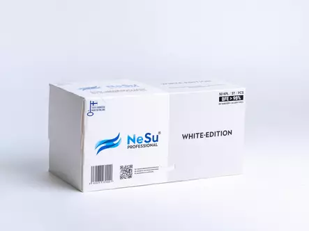 Suomalainen kasvomaski Nesu Valkoinen - Kasvomaski, suojaimet - 223349-1 - 1