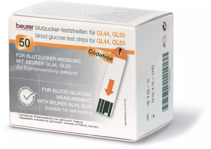 Beurer GL44 & GL50 Testiliuskat - Mittalaitteet - 44106-1 - 1