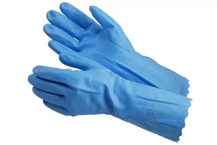 Vinyylikäsine Nukattu Koko L, 9 - Kodin puhdistus - 001014 - 1