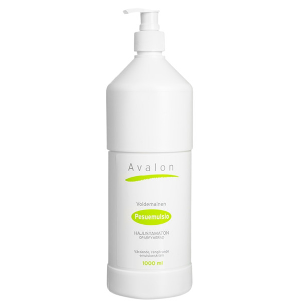 Pesuemulsio Avalon Hajustamaton 1000ml - Vartalon hoito - 000979-5 - 2