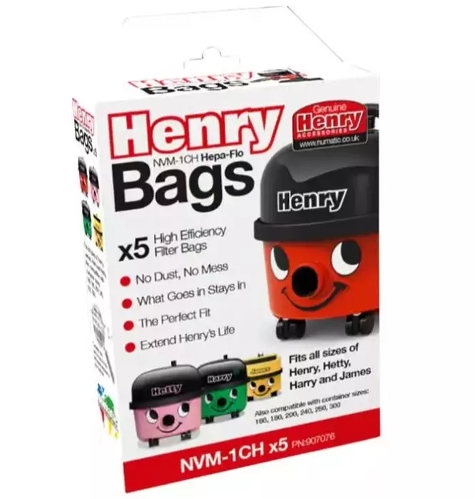 Numatic Pölypussit NVM-1CH 5 kpl - Numatic tarvikkeet - 000929-5 - 1