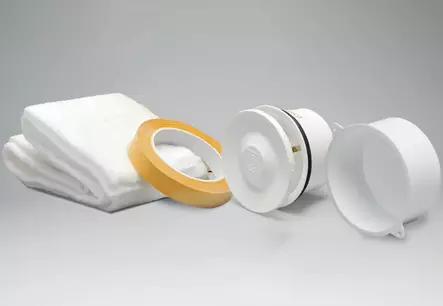 Pienennetty VTR-80 tuloilmaventtiili - Ikkunaluukkuun - 56141-8 - 1