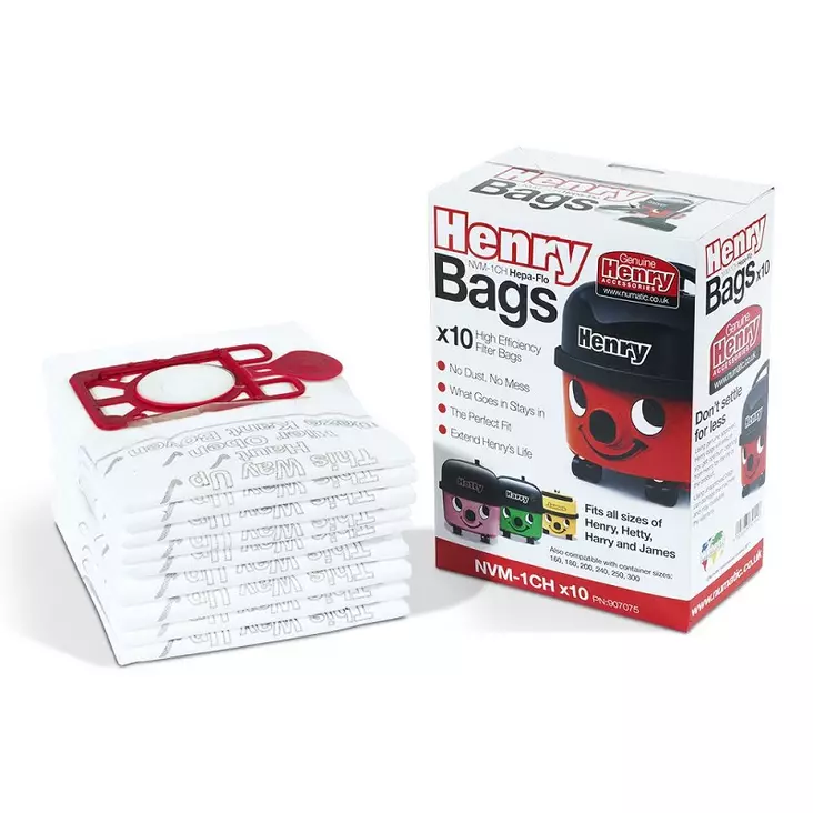 Numatic Pölypussit NVM-1CH 10 kpl - Numatic tarvikkeet - 000929 - 2